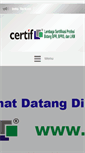 Mobile Screenshot of certif.or.id